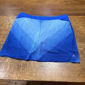 ADIDAS Rangewear Skort Blue Chevron Golf Womens XL‎